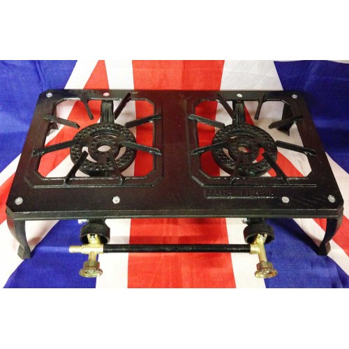 Nomad Duo Cast Iron Double Burner Gas Stove